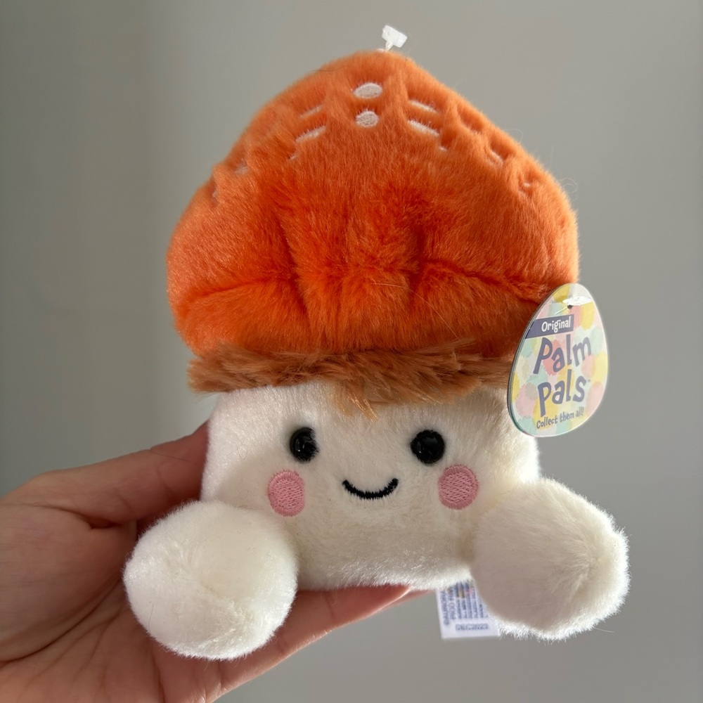 Fabian Fluffy Mushroom 5” Palm Pals Plush